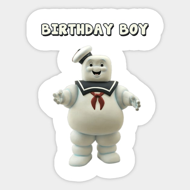 Birthday Boy - Ghostbusters Sticker by SusieTeeCreations